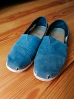 Toms Slipper Schuhe Espadrilles Gr. 41 blau Jeans Optik Leipzig - Marienbrunn Vorschau
