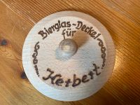 Holzdeckel für Gläser oder Bierkrüge „Herbert“ Bayern - Sonthofen Vorschau