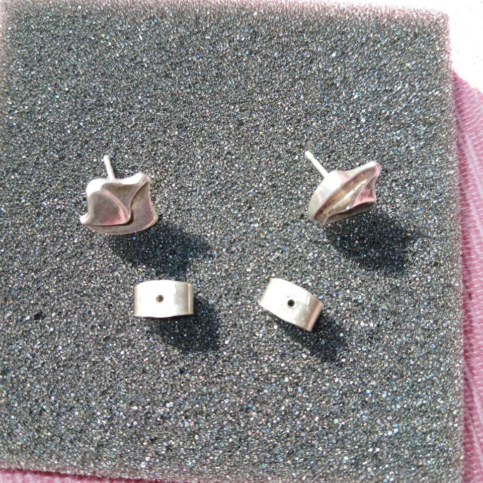 Lapponia Ohrstecker, 925er Silber, Björn Weckström, Schmuck in Ravensburg