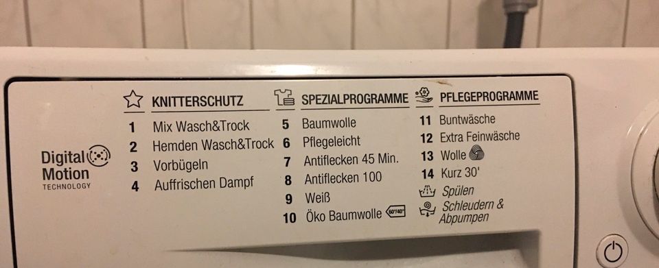 Waschtrockner ,Bauknecht, Top Preis, wegen Umzug.Wie neu in Buxtehude