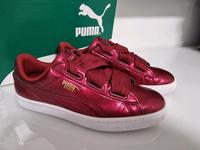 Puma Basket Heart Turnschuhe 38 glänzend bordeaux Hessen - Offenbach Vorschau
