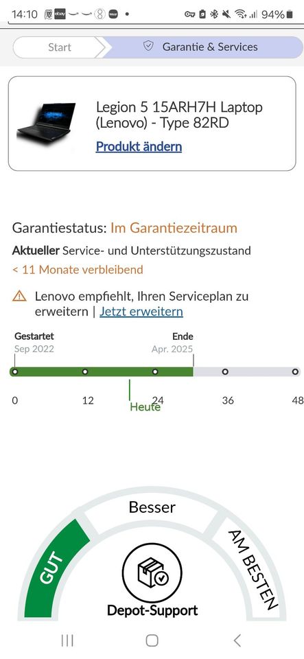 Lenovo Legion 5 15ARH7H 82RD001MGE  in Eppstein