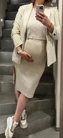 Mama Cropped T-Shirt und Bleistiftrock h&m XXL beige Umstandsmode Nordrhein-Westfalen - Wettringen Vorschau
