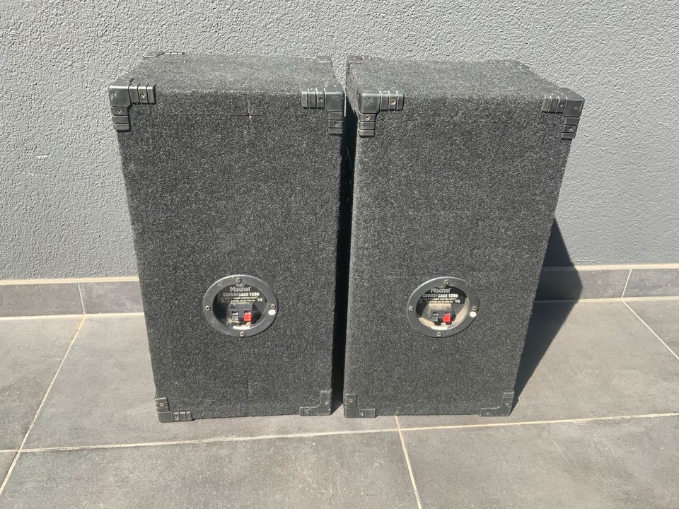 2 Magnat Soundforce 1200 Bassrefelxboxen 300 Watt in Frankfurt am Main