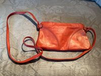 Echtleder Handtasche lachs orange Damen 25x15 Leder Tasche Sachsen - Bannewitz Vorschau