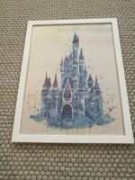 Gerahmtes Bild: Disney Schloss Print auf Stoff DIN A3 Dortmund - Mitte Vorschau