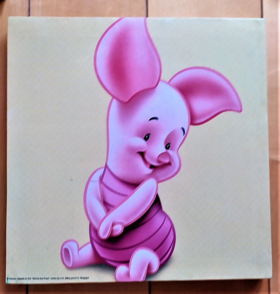 Wanddeko neuw.hübsche Bilder,Wandbilder "Winnie Pooh" 25x25x1,8cm in Dresden