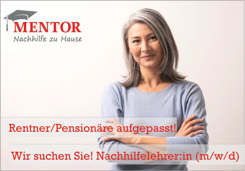 Rentner/Pensionäre (m/w/d) als Nachhilfelehrkräfte gesucht! - K in Köln