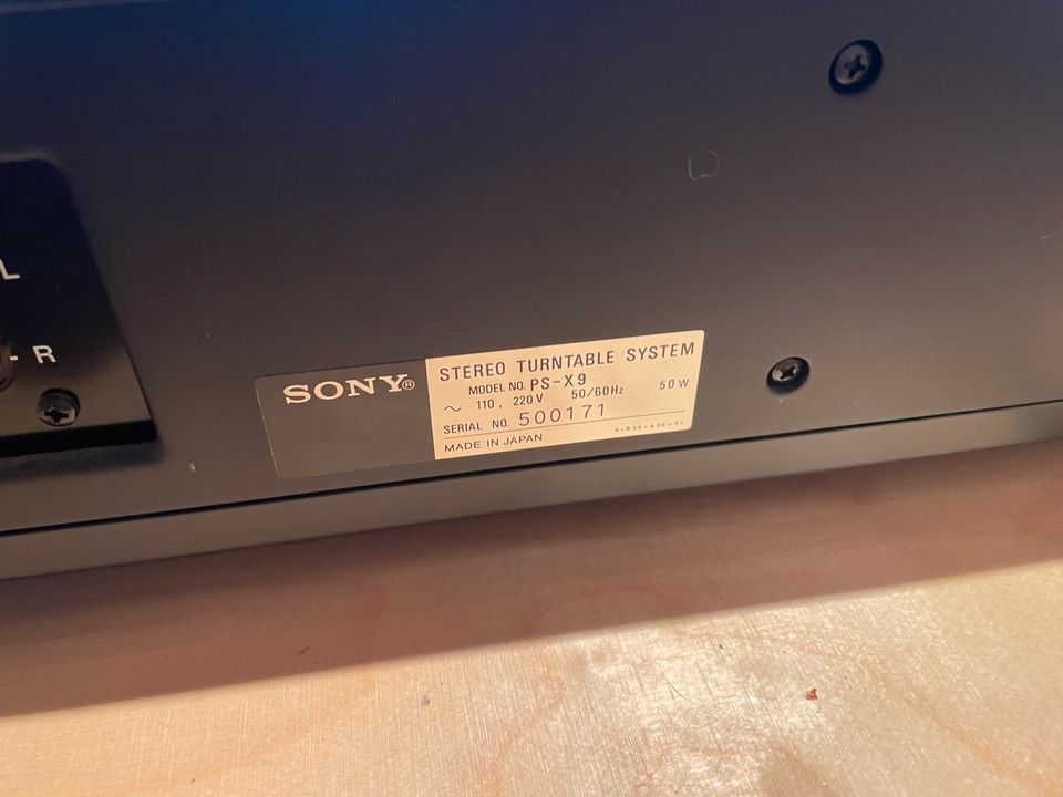 Sony  PS-X9 Plattenspieler in Fürstenstein