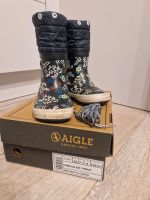 Aigle Gummistiefel Barfussschuhe Gr. 25 gefüttert Blumenprint Bergedorf - Hamburg Allermöhe  Vorschau