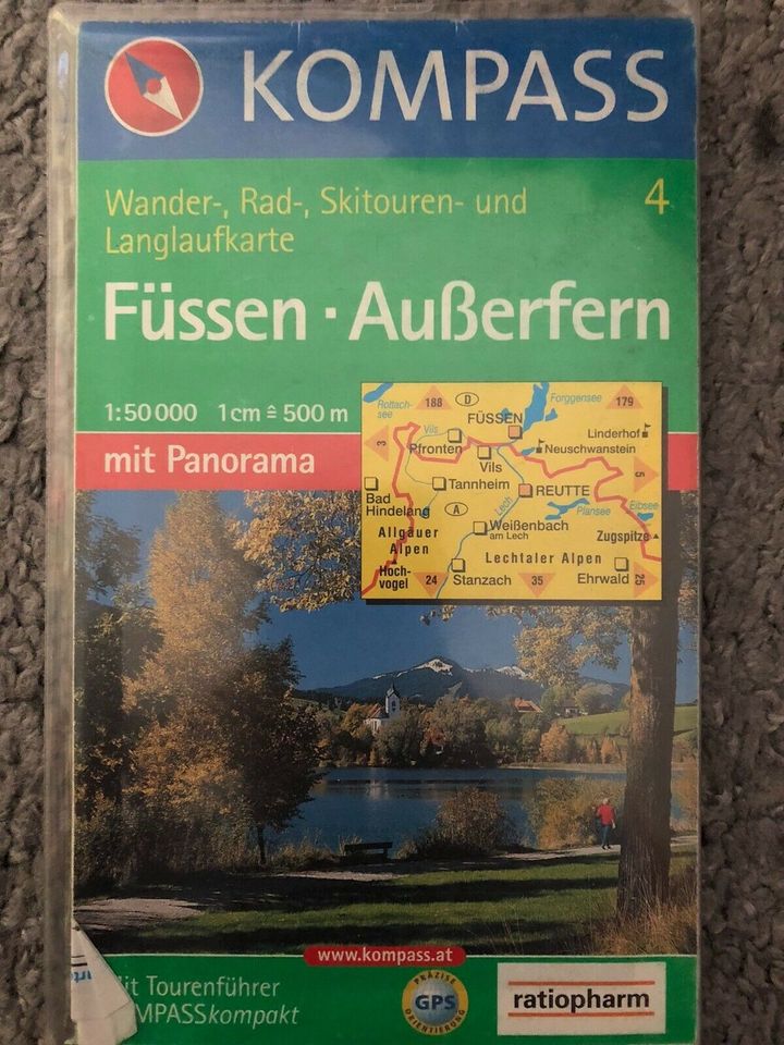 Kompass Karte FüssenAußerfern in RheinlandPfalz Schutzbach eBay