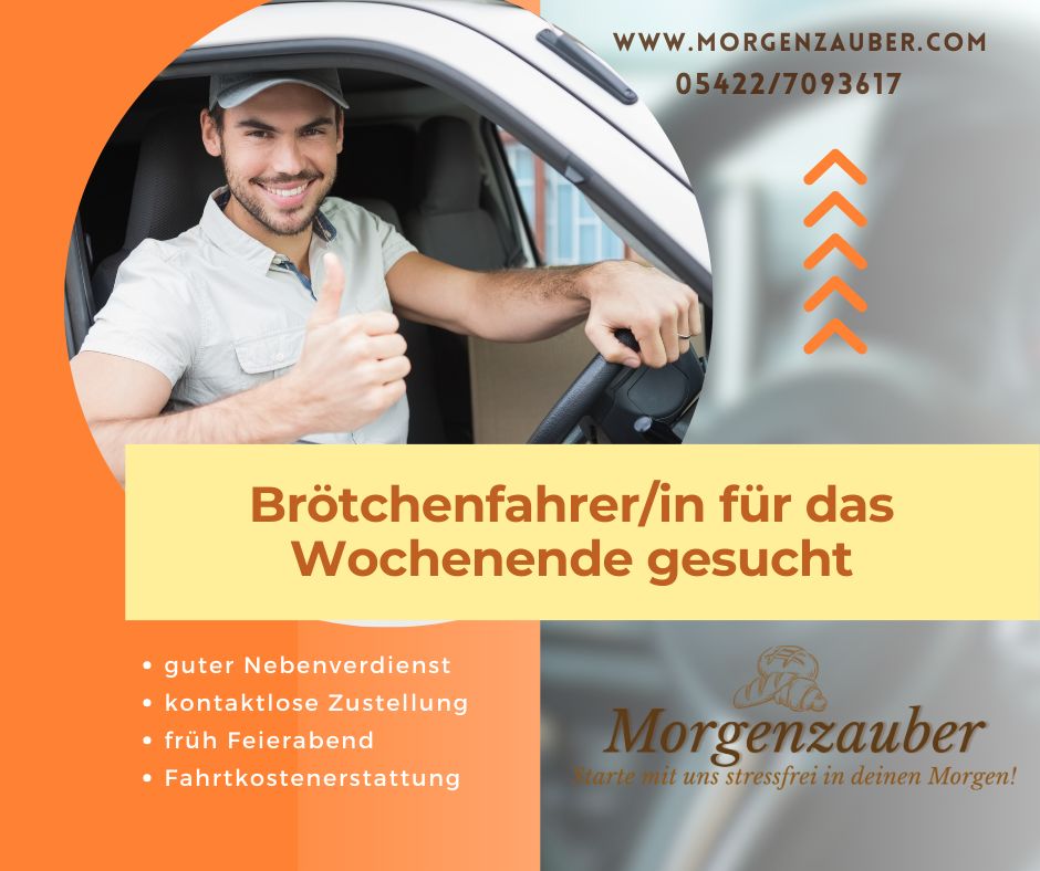 Brötchenfahrer/in für die Wochenenden gesucht! in Löhne