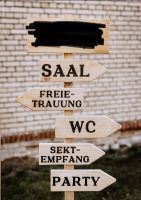 Hochzeitsschild / Wegweiser freie Trauung, Hochzeitsdeko Nordrhein-Westfalen - Warendorf Vorschau