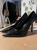 schwarze High Heels Sachsen-Anhalt - Weißenfels Vorschau