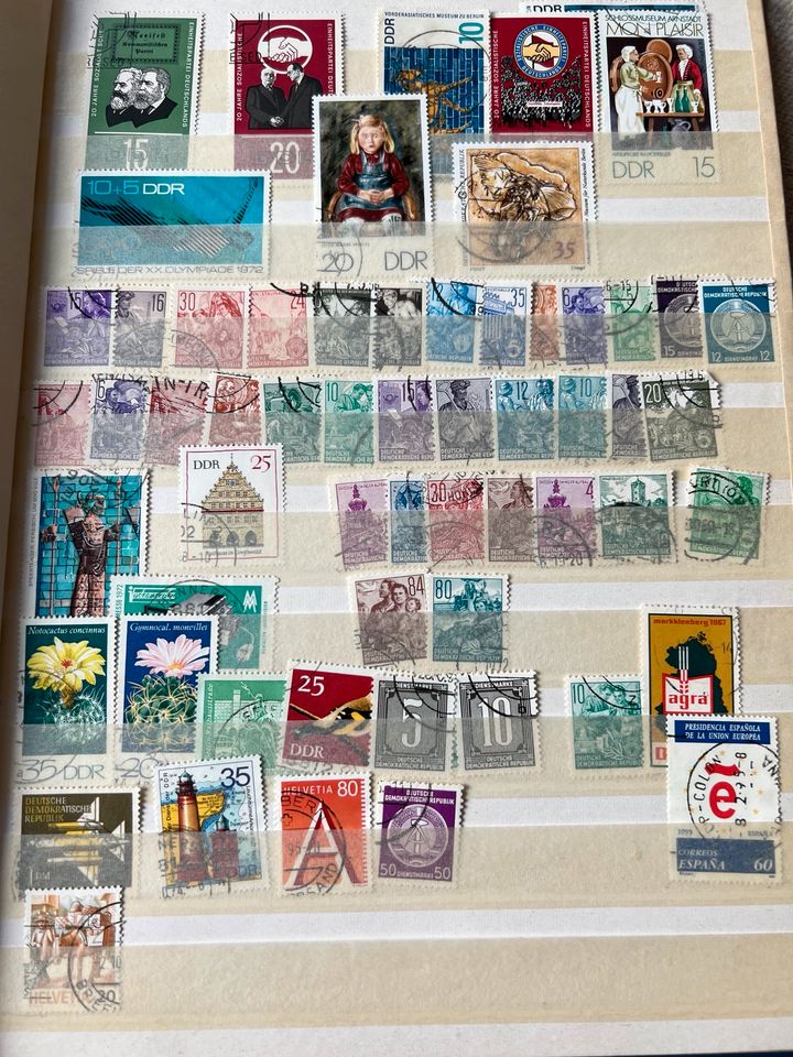 Briefmarkensammlung Tiere, Asien, Afrika, Europa, BRD, Welt, DDR in Hamburg