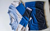Langarm Pullover von Street One, Größe 40, weiß blau gestreift Saarland - Bous Vorschau