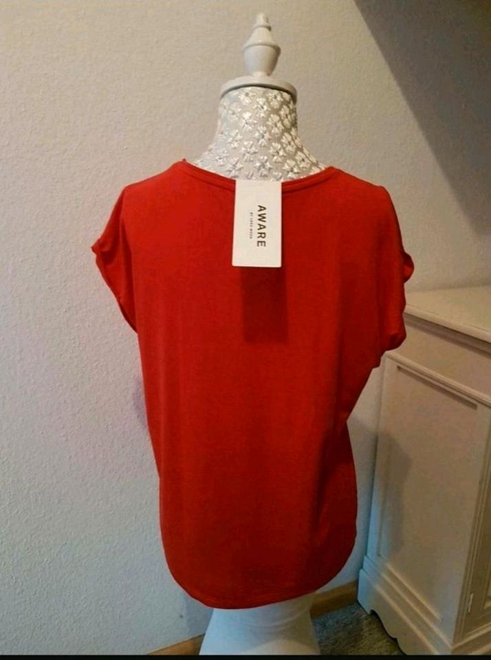 Vero Moda Damen T-Shirt rot Gr. XS 34 36 NEU in Emmendingen