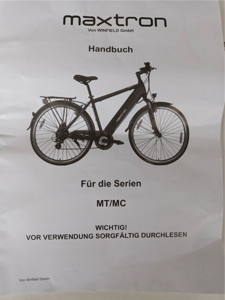 E-Bike  Maxtron  MC  3S   Tiefeinstieg  -fast wie neu !- in Stuttgart