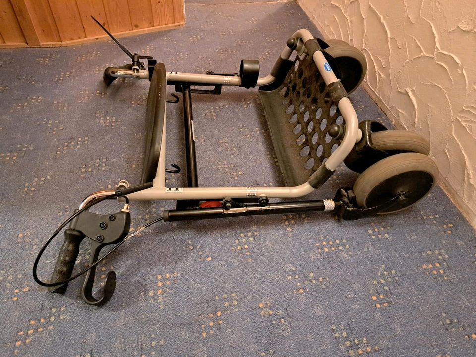 Rollator Invacare P452E/3 Banjo incl. Gehstock in Witten