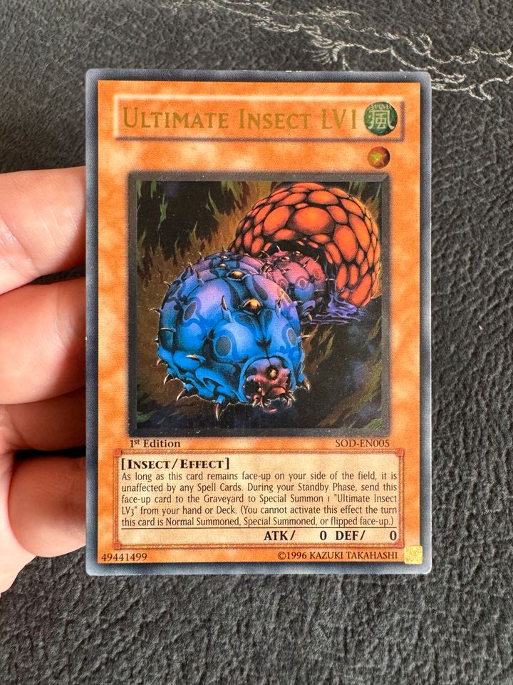 Ultimate Insect LV1 Ultimate Rare 1st EX Yugioh Oldschool Goat in Sindelfingen