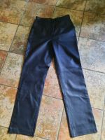 Nappa Lederhose Gr. 38 schwarz Sachsen-Anhalt - Wolfen Vorschau