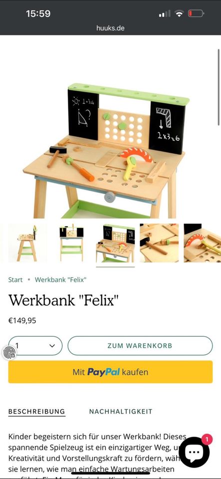 Kinder Werkbank in Erkrath