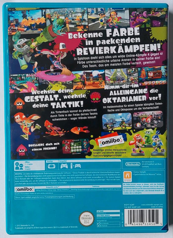 Nintendo Wii U Spiel Splatoon in Schechingen
