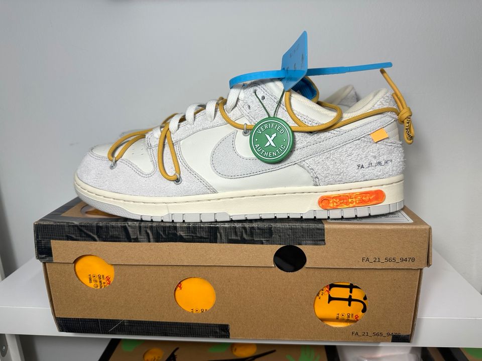 Nike Dunk Low Off-White The 50 Lot 34 US 15 EU 49.5 in Hamburg