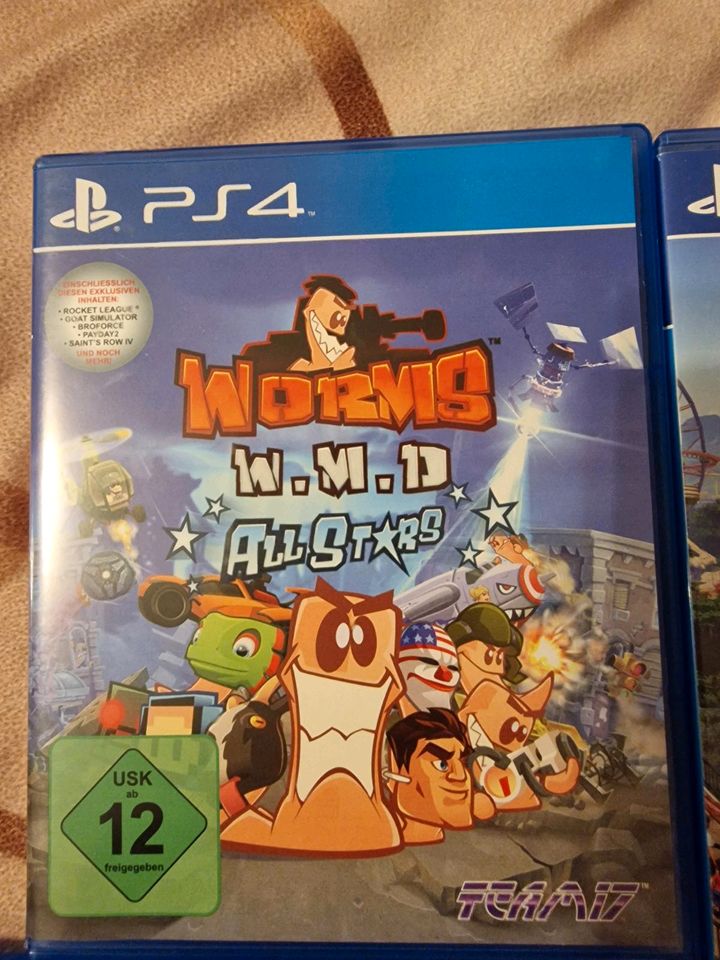 PS4 Spiel, Worms All Stars in Mainz