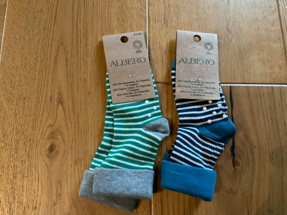 Neue Söckchen von Albero Natur Stoppersocken Gr. 21/23 in Langenlonsheim