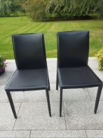 2 Leder Stühle Kunstleder Stuhl Esszimmer dunkel braun NP 199€ Nordrhein-Westfalen - Roetgen Vorschau