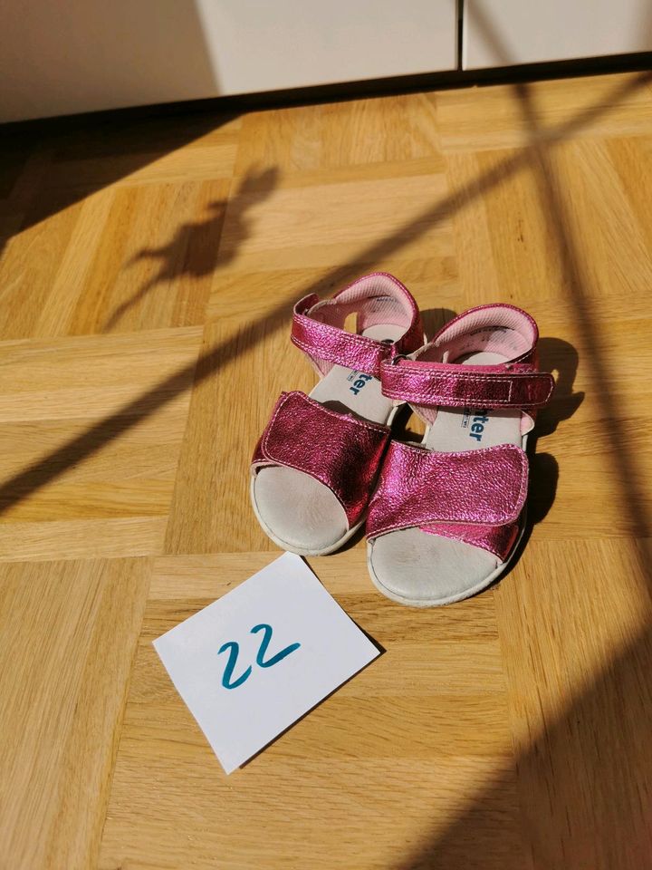Kindersandalen pink Richter gr 22 in Markt Schwaben