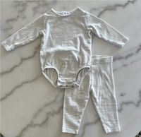 Zara Baby Set Hose Body mint grün gestreift 68 74 wie neu Mecklenburg-Vorpommern - Eggesin Vorschau