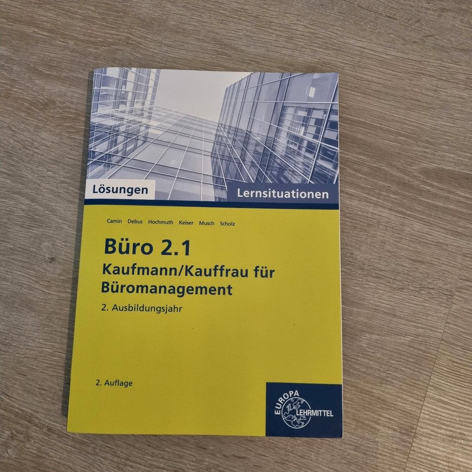 Lösungen Kaufmann/Kauffrau für Büromanagement 2. Ausbildungsjahr in Römerberg