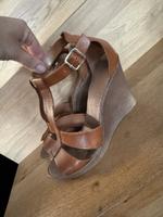Pumps| Sandalen | Cognac  | Größe 40 Bayern - Fürstenzell Vorschau