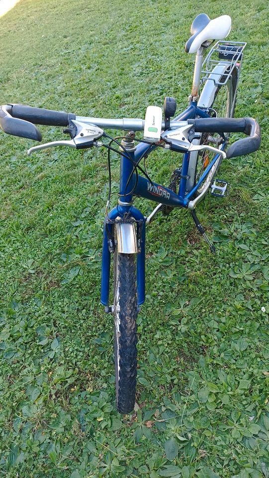 Mountainbike 26" Winora blau silber MTB auch für Jugendliche in Gerolzhofen