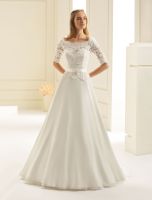 Brautkleid Neu ivory 3/4 Ärmel Spitze Gr.50 /andere Größe möglich Nordrhein-Westfalen - Dinslaken Vorschau