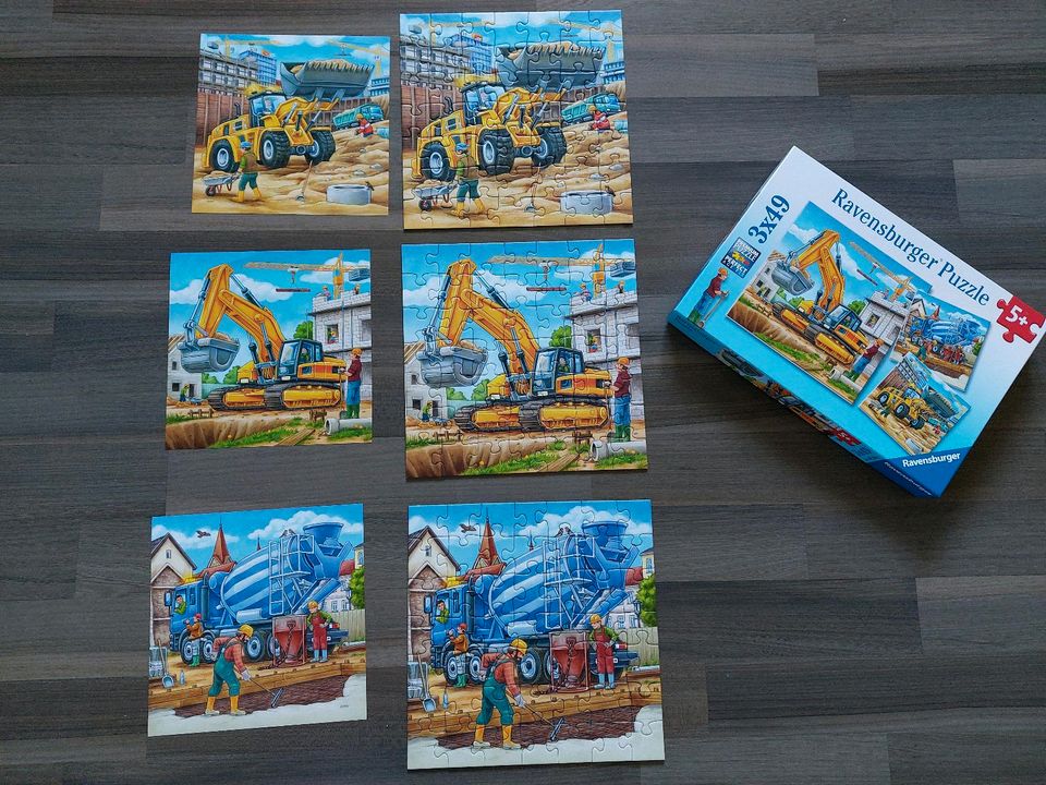 Puzzle 3x49 Teile, 4,50 euro in Weiding
