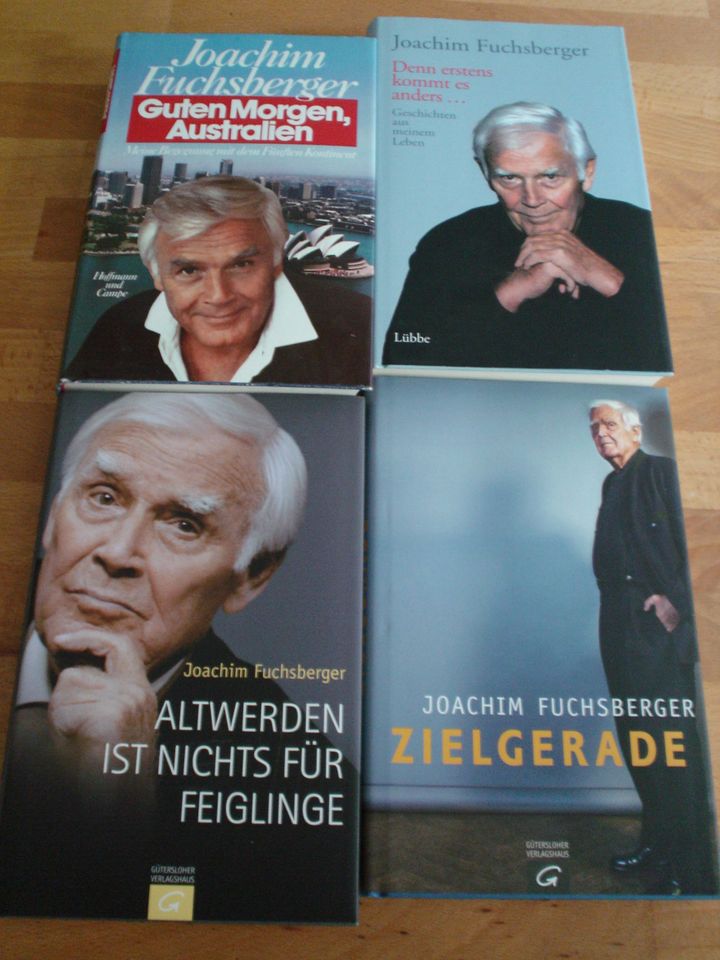 4 x JOACHIM FUCHSBERGER - AUTOBIOGRAPHIEN / En Bloc - TOP!!! in Berlin