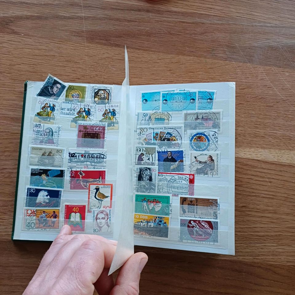 Briefmarkenalbum Briefmarken Sammlung DDR Marken Ostalgie Brief in Bad Salzungen