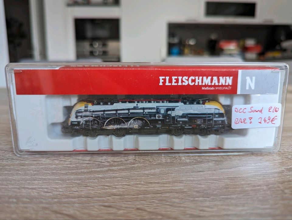 Spur N Fleischmann Lok Konvolut DB SBB DCC Sound Top&OVP in Delbrück