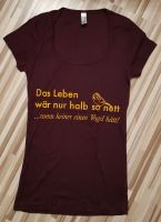 T-Shirt, Gr.S, Aubergine, lustig, Vogel, Comic, neu mit Druck Baden-Württemberg - Waldstetten Vorschau