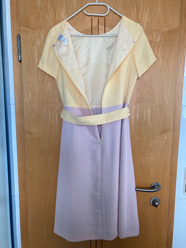 Sommerkleid heine mit Blazer gelb/zartrosa Größe 38 in Friedberg