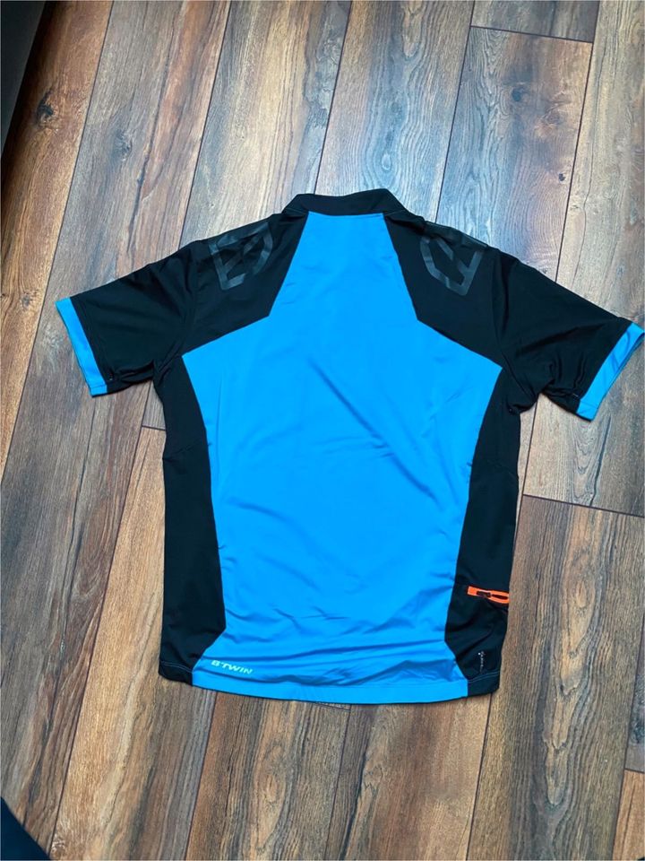 Fahrradshirt Bikeshirt Fahrradtrikot BTWIN blau Gr. M in Coswig (Anhalt)