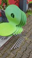 4 Stapel Stühle, grün Nordrhein-Westfalen - Herne Vorschau