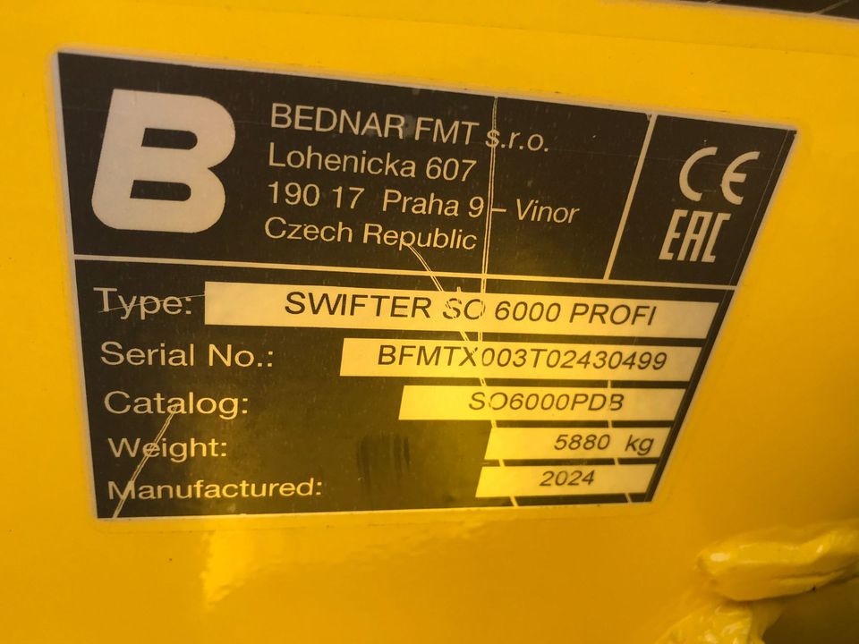 BEDNAR SWIFTER SO 6000 Profi Saatbettkombination Nr.: 0499 in Langenstein
