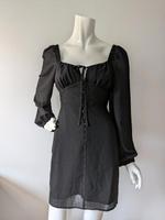 Kleid 36 S schwarz Goth girly Bielefeld - Brackwede Vorschau