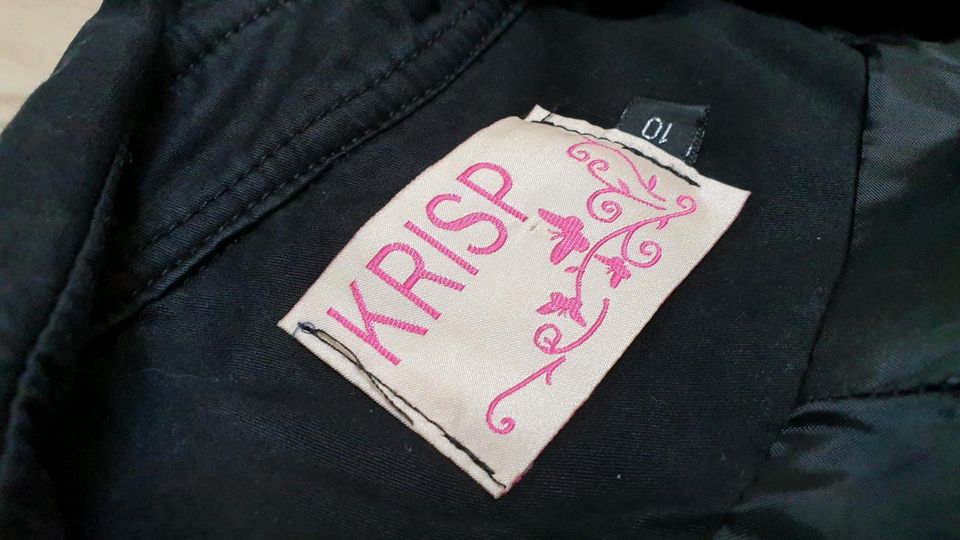 KRISP Damen Trenchcoat Mantel Jacke schwarz blau Gr38 M SEHRGUT in Saarbrücken