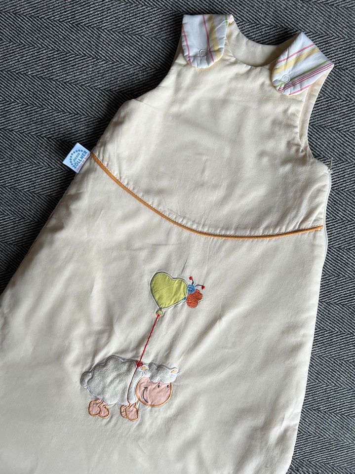 Julius Zöllner Baby Schlafsack Gr. 70 gelb Schäfchen in Hannover