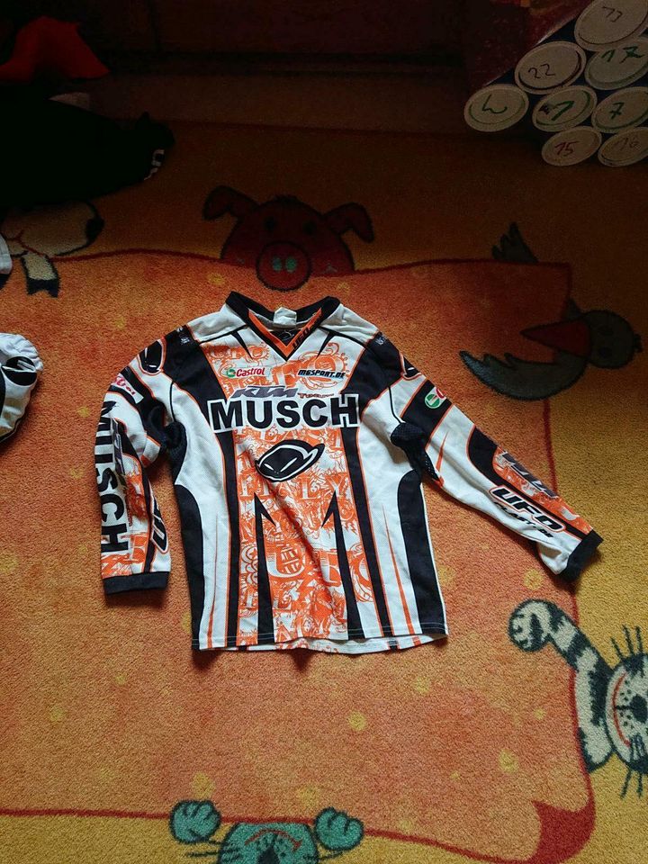 Kinder Motocross Downhill Shirt Jersey Ufo KTM Gr s in Geseke